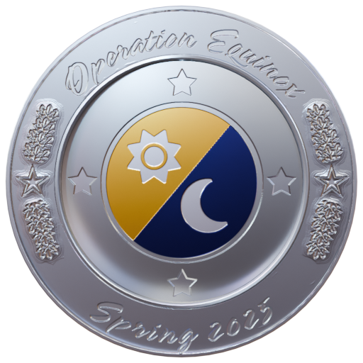 Operation Equinox Silver Challenge Pin